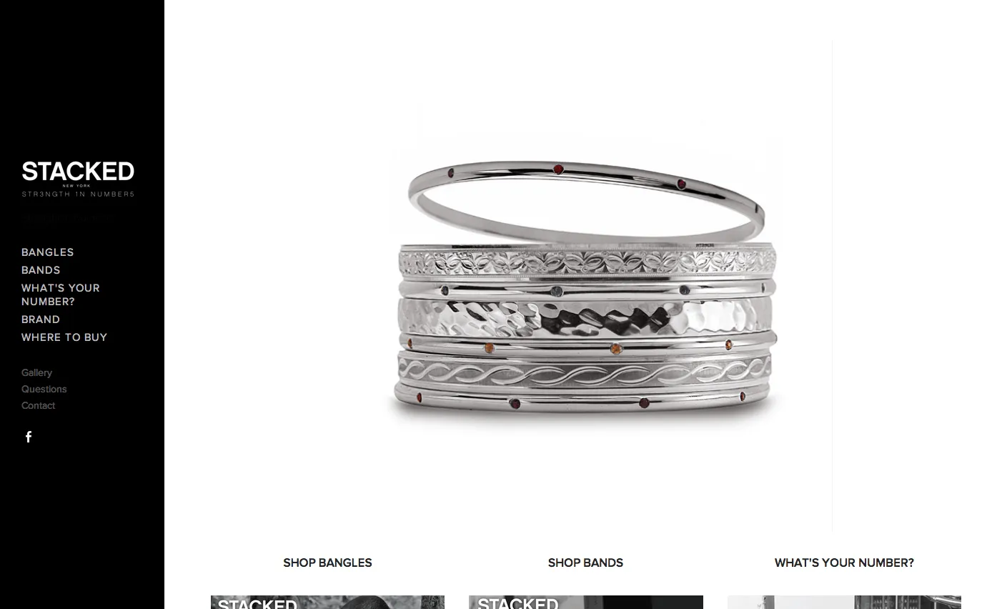 Jewelry store website shown on desktop, laptop, tablet and phone